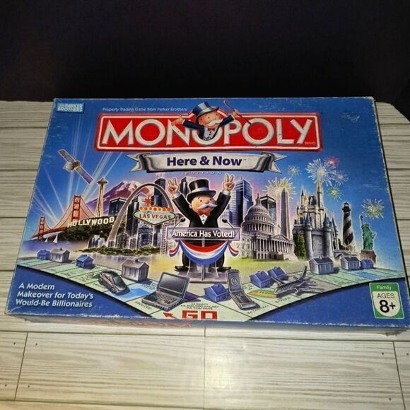 Monopoly Here and Now Edition 2006 Parker Brothers Board Game - Picture 2 of 9